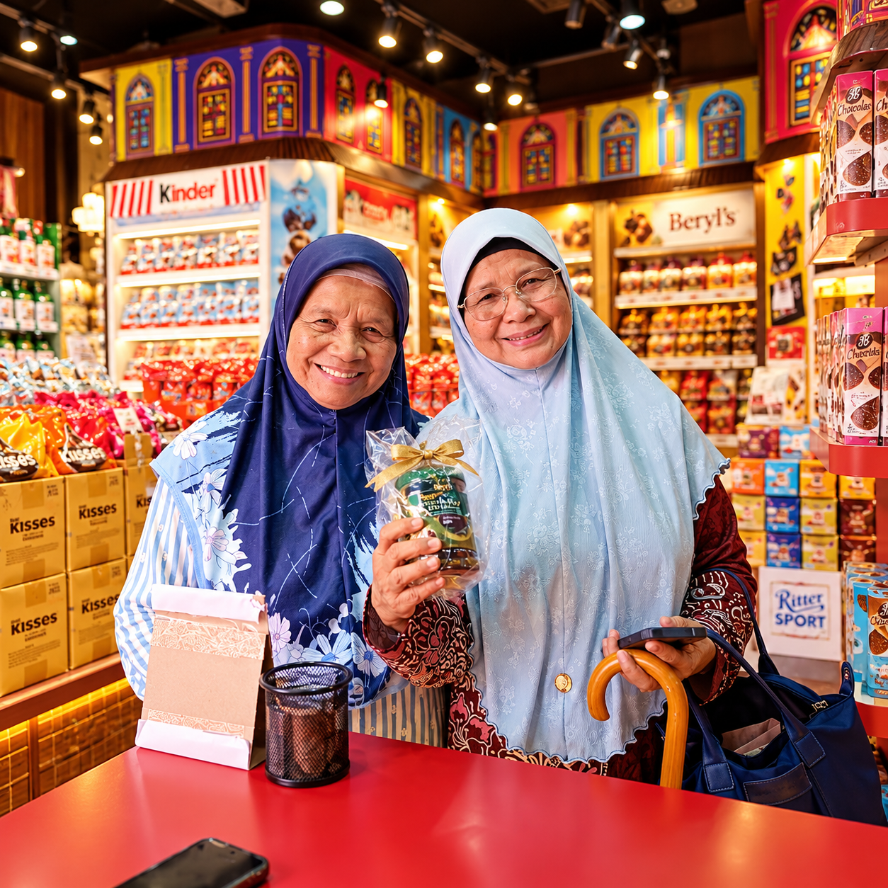 Visitors at Melaka Chocolate House